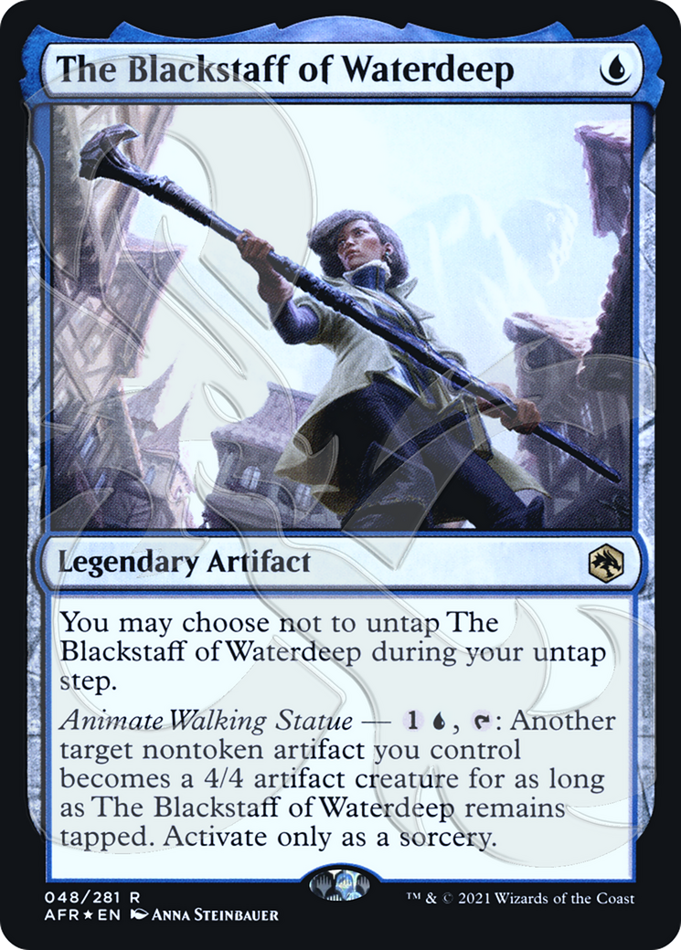 {R} The Blackstaff of Waterdeep (Ampersand Promo) [Dungeons & Dragons: Adventures in the Forgotten Realms Promos][AMP AFR 048] - Misty Mountain Games