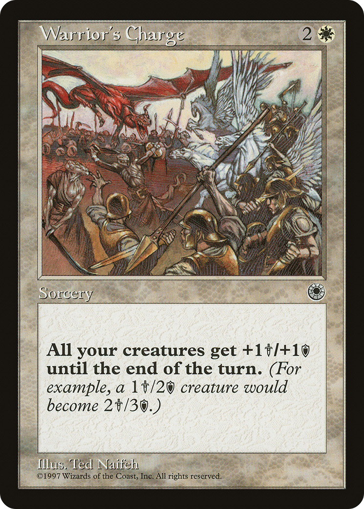 {C} Warrior's Charge (No Flavor Text) [Portal][AA POR 038]