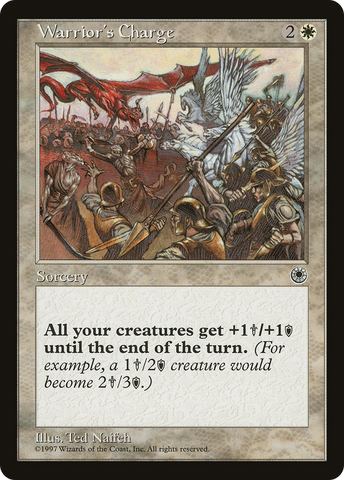 {C} Warrior's Charge (No Flavor Text) [Portal][AA POR 038]