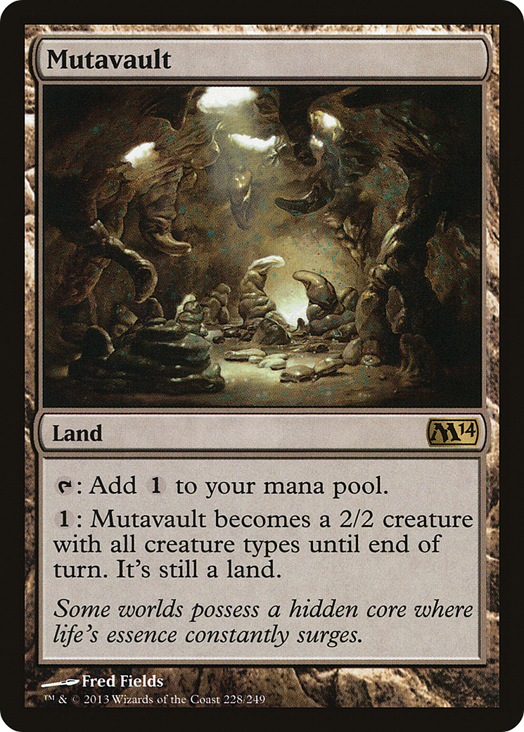 {R} Mutavault [Magic 2014][M14 228]