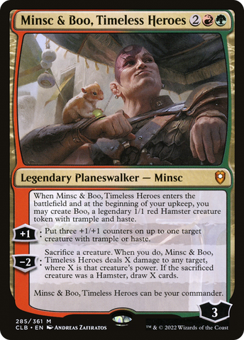 {R} Minsc & Boo, Timeless Heroes [Commander Legends: Battle for Baldur's Gate][CLB 285]
