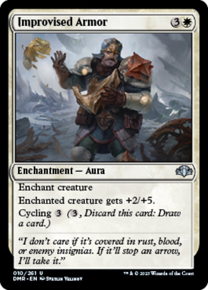 {C} Improvised Armor [Dominaria Remastered][DMR 010]