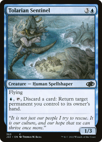 {C} Tolarian Sentinel [Jumpstart 2022][J22 363]