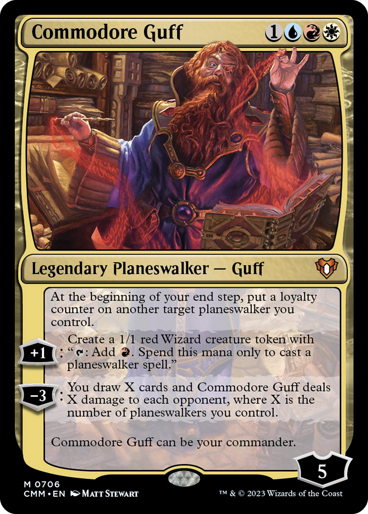 {R} Commodore Guff [Commander Masters][CMM 706]