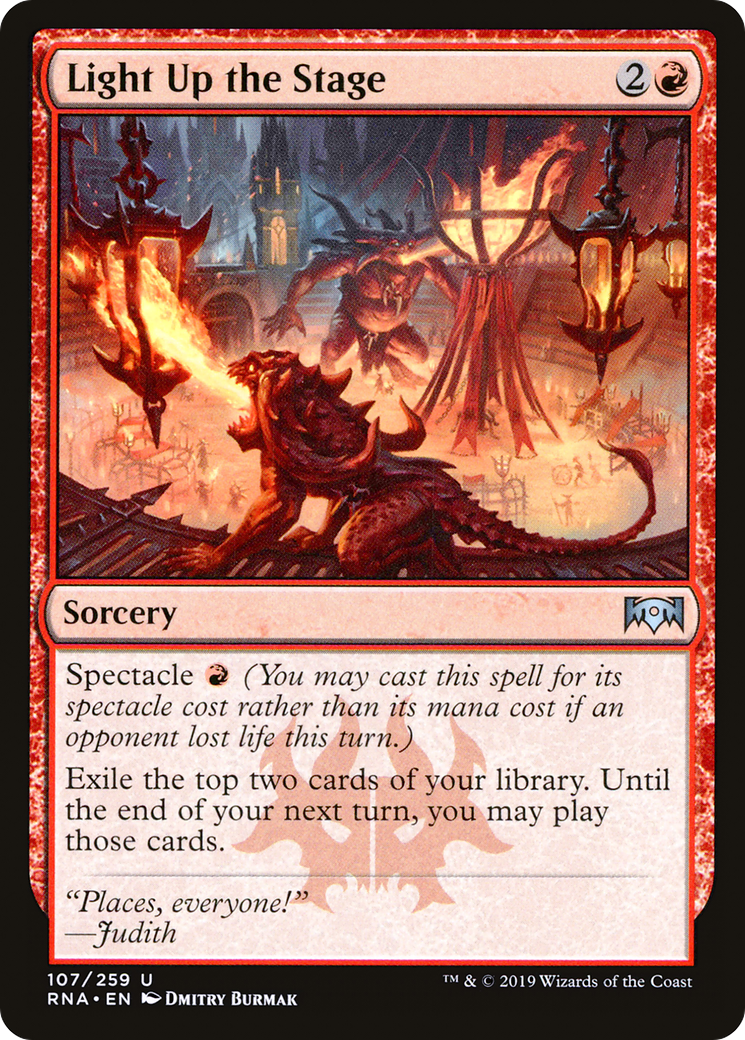 {C} Light Up the Stage [Ravnica Allegiance][RNA 107]