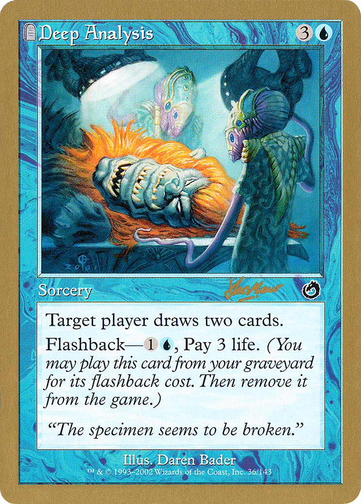 {C} Deep Analysis (Sim Han How) [World Championship Decks 2002][GB WC02 SHH36]
