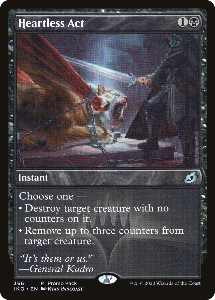 {C} Heartless Act (Promo Pack) [Ikoria: Lair of Behemoths Promos][PP IKO 366]