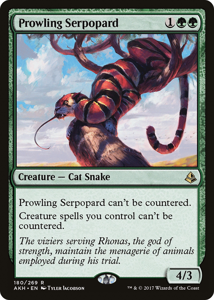 {R} Prowling Serpopard [Amonkhet][AKH 180] - Misty Mountain Games