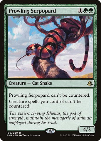 {R} Prowling Serpopard [Amonkhet][AKH 180]