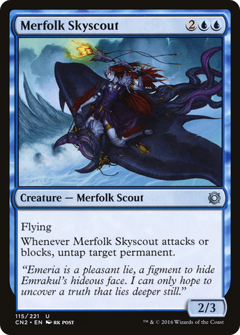 {C} Merfolk Skyscout [Conspiracy: Take the Crown][CN2 115]