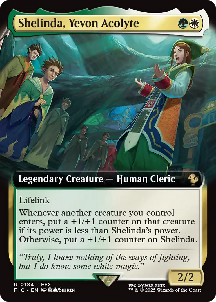 {R} Shelinda, Yevon Acolyte (Extended Art) [FINAL FANTASY Commander][FIC 184]