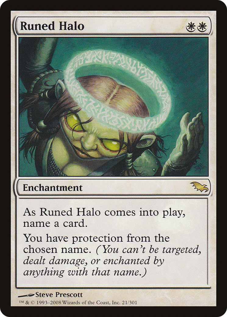{R} Runed Halo [Shadowmoor][SHM 021]