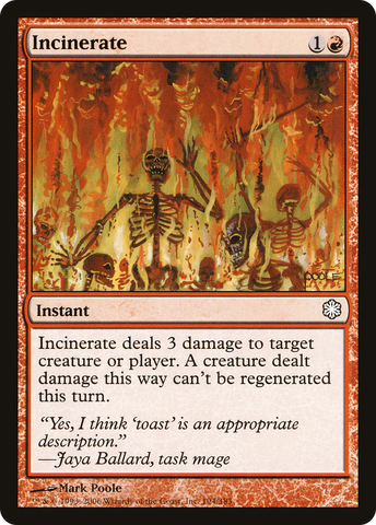 {C} Incinerate [Coldsnap Theme Decks][CST 194]