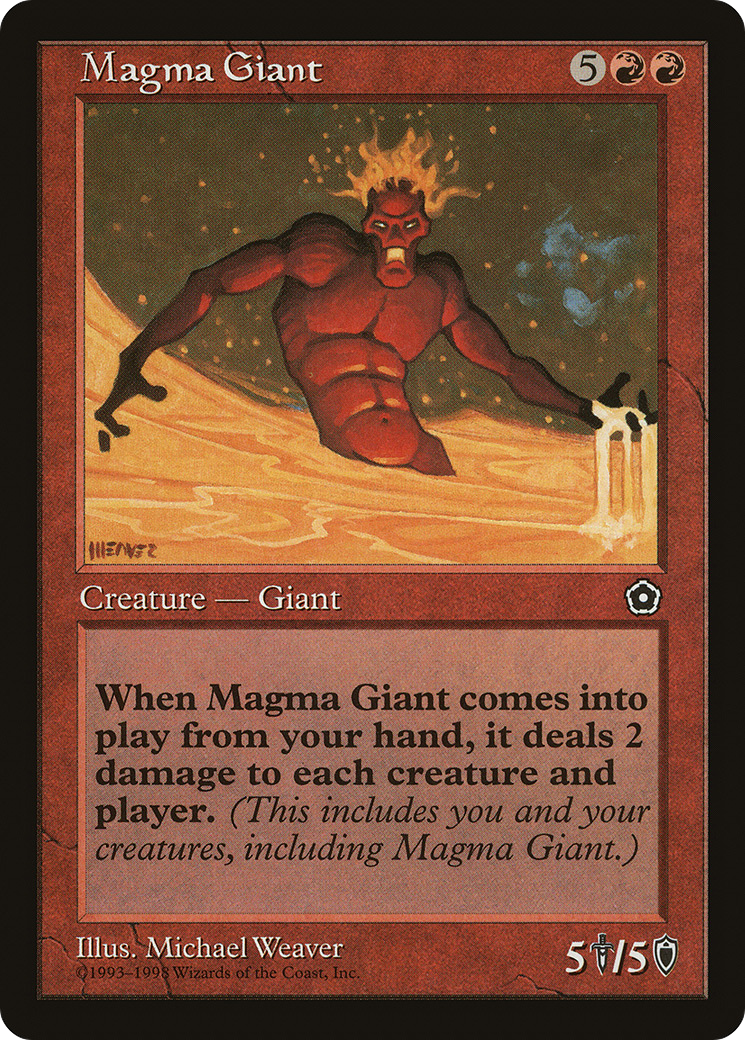 {R} Magma Giant [Portal Second Age][PO2 108] - Misty Mountain Games