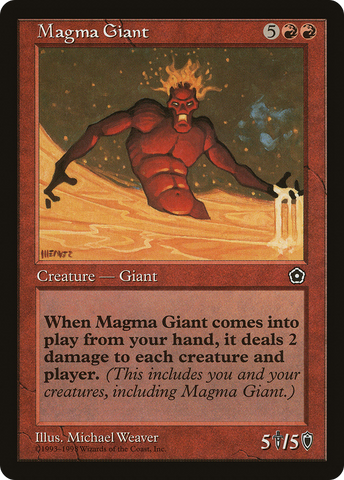 {R} Magma Giant [Portal Second Age][PO2 108]