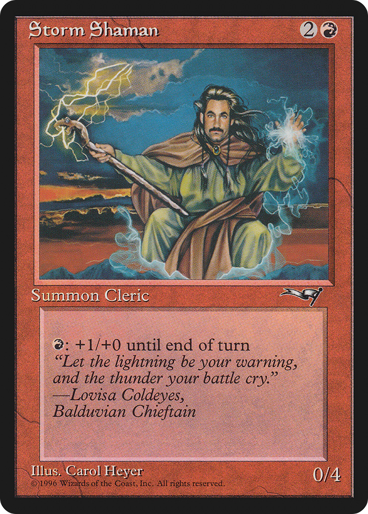 {C} Storm Shaman (Male) [Alliances][ALL 81A]