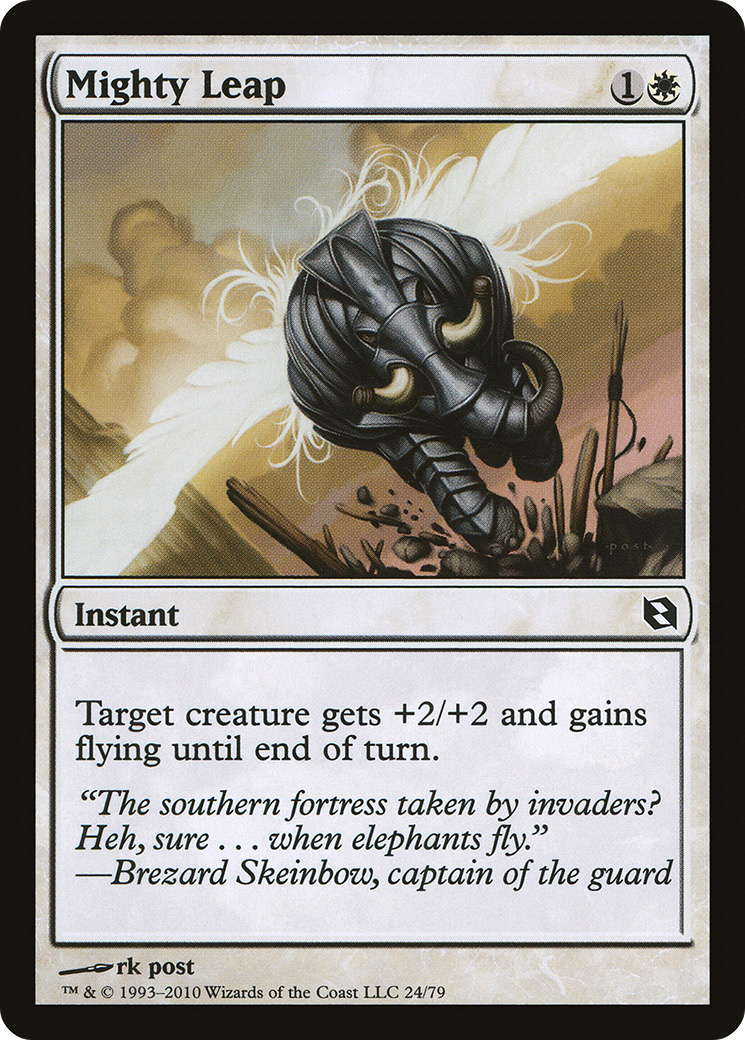 {C} Mighty Leap [Duel Decks: Elspeth vs. Tezzeret][DDF 024]