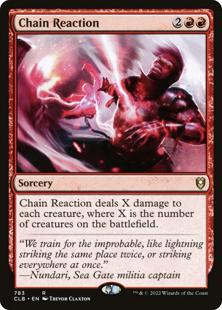 {R} Chain Reaction [Commander Legends: Battle for Baldur's Gate][CLB 783]