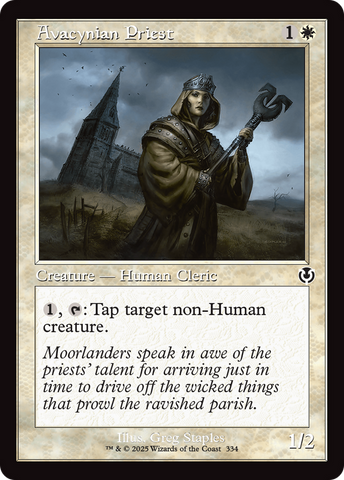 {C} Avacynian Priest (Retro Frame) [Innistrad Remastered][INR 334]