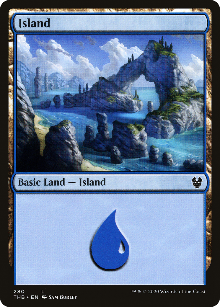 {B}[THB 280] Island (280) [Theros Beyond Death]