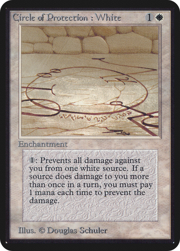 {C} Circle of Protection: White [Alpha Edition][LEA 013]