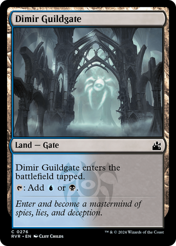 {C} Dimir Guildgate [Ravnica Remastered][RVR 276]