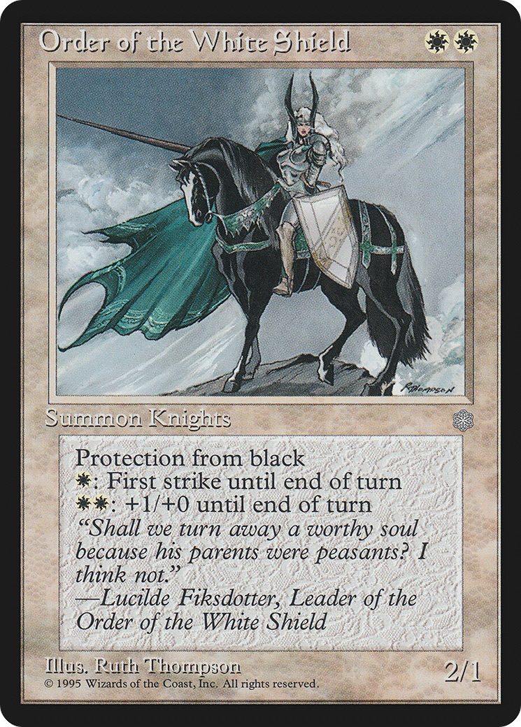 {C} Order of the White Shield [Ice Age][ICE 046]