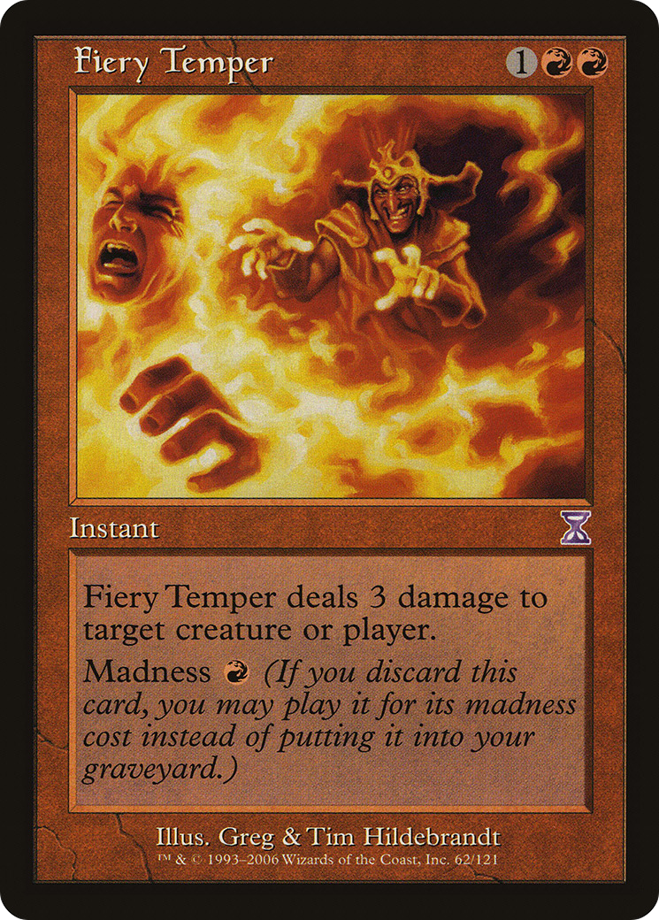 {R} Fiery Temper [Time Spiral Timeshifted][TSB 062]