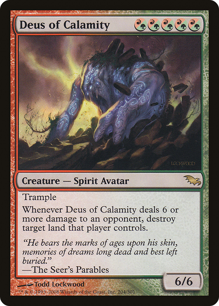 {R} Deus of Calamity [Shadowmoor][SHM 204] - Misty Mountain Games