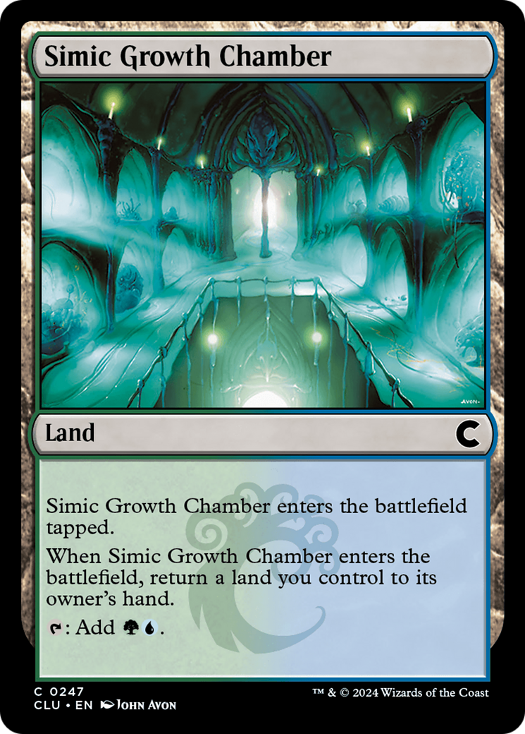 {C} Simic Growth Chamber [Ravnica: Clue Edition][CLU 247]