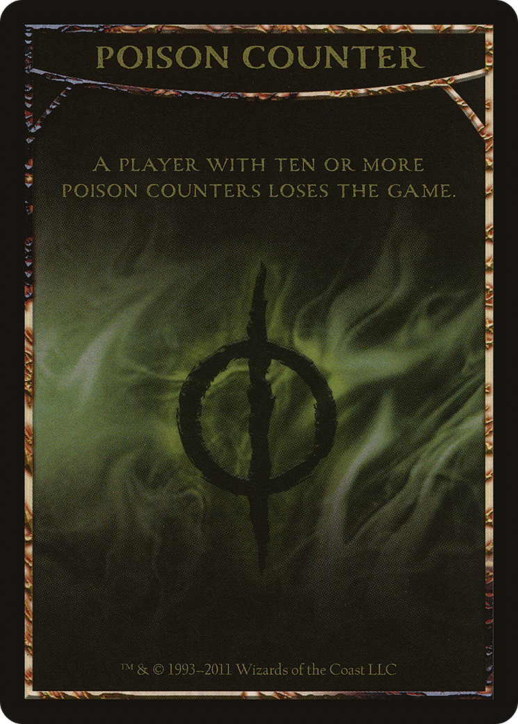 {T} Poison Counter [Mirrodin Besieged Tokens][TMBS 006]