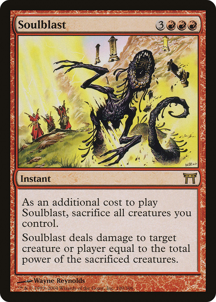 {R} Soulblast [Champions of Kamigawa][CHK 190]
