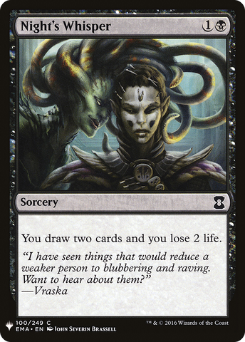 {C} Night's Whisper [Mystery Booster][LS EMA 100]