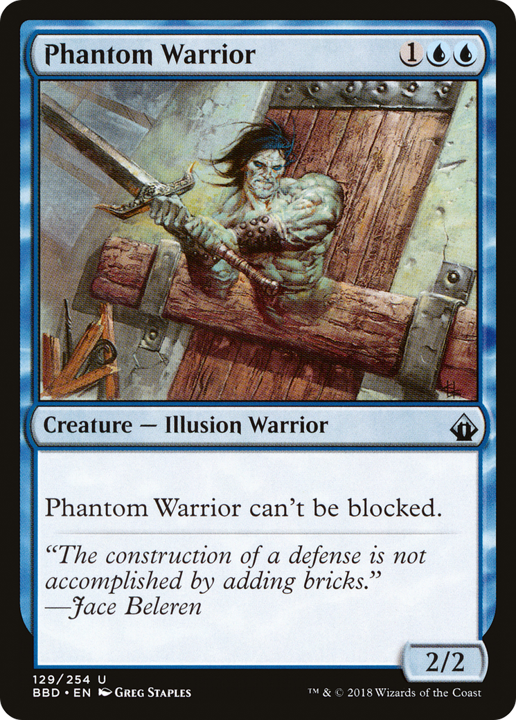 {C} Phantom Warrior [Battlebond][BBD 129] - Misty Mountain Games