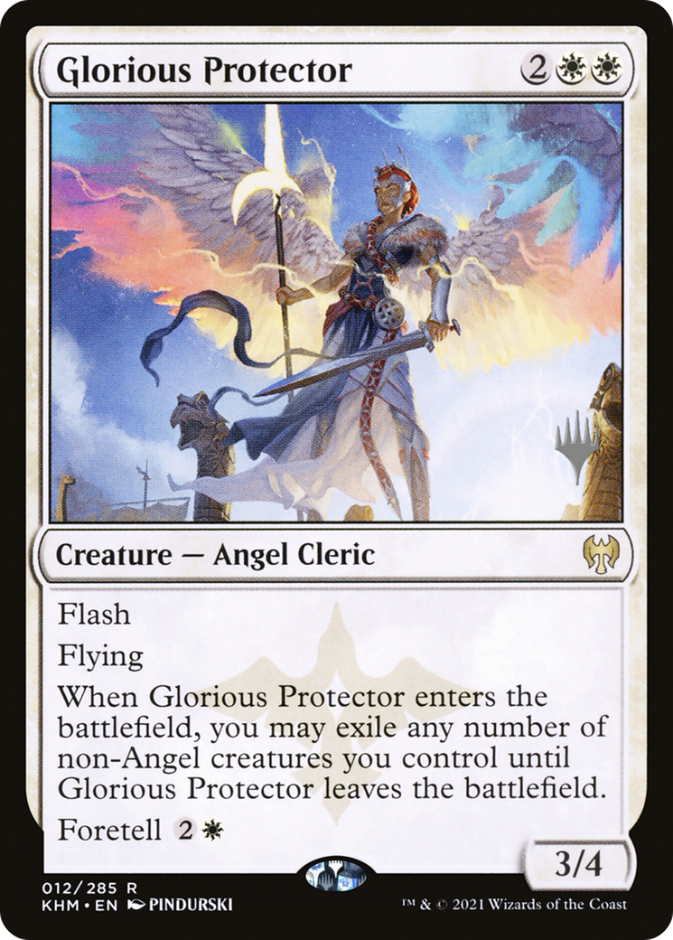 {R} Glorious Protector (Promo Pack) [Kaldheim Promos][PP KHM 012]