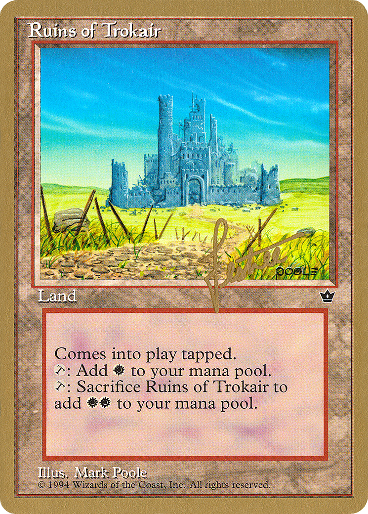 {C} Ruins of Trokair (Bertrand Lestree) [Pro Tour Collector Set][GB PTC BL100]