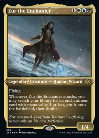 {R} Zur the Enchanter (Foil Etched) [Double Masters 2022][2X2 554]