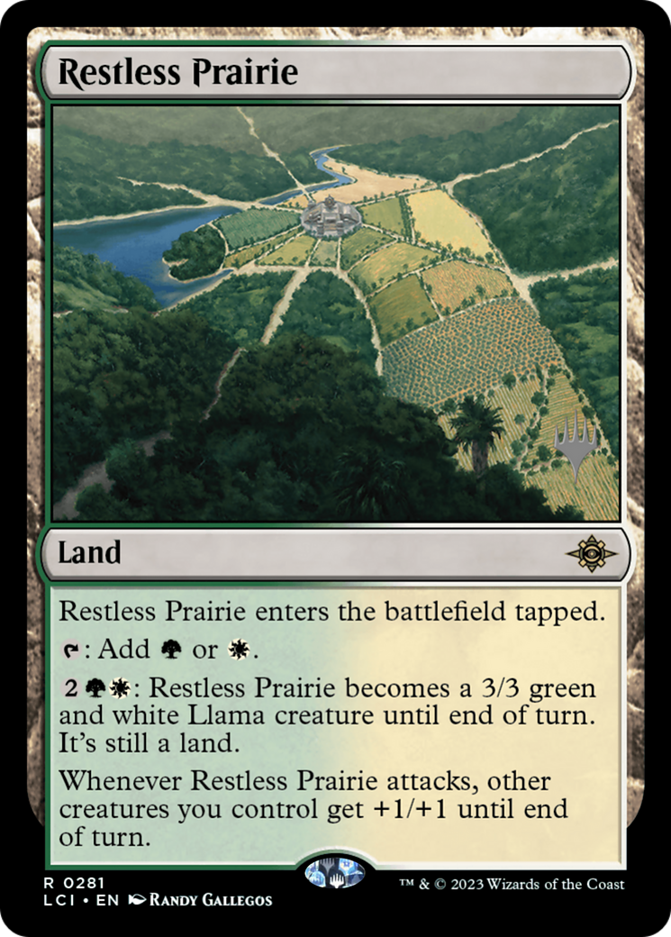 {@R} Restless Prairie (Promo Pack) [The Lost Caverns of Ixalan Promos][PP LCI 281]