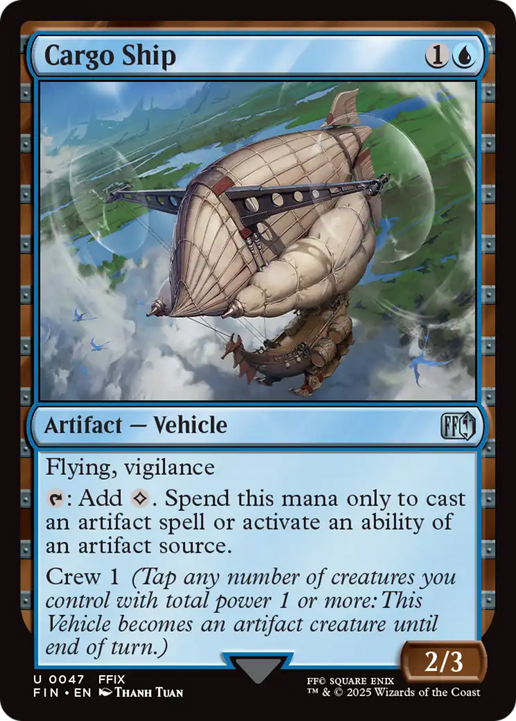 {@@FIN C} Cargo Ship [FINAL FANTASY][FIN 047]