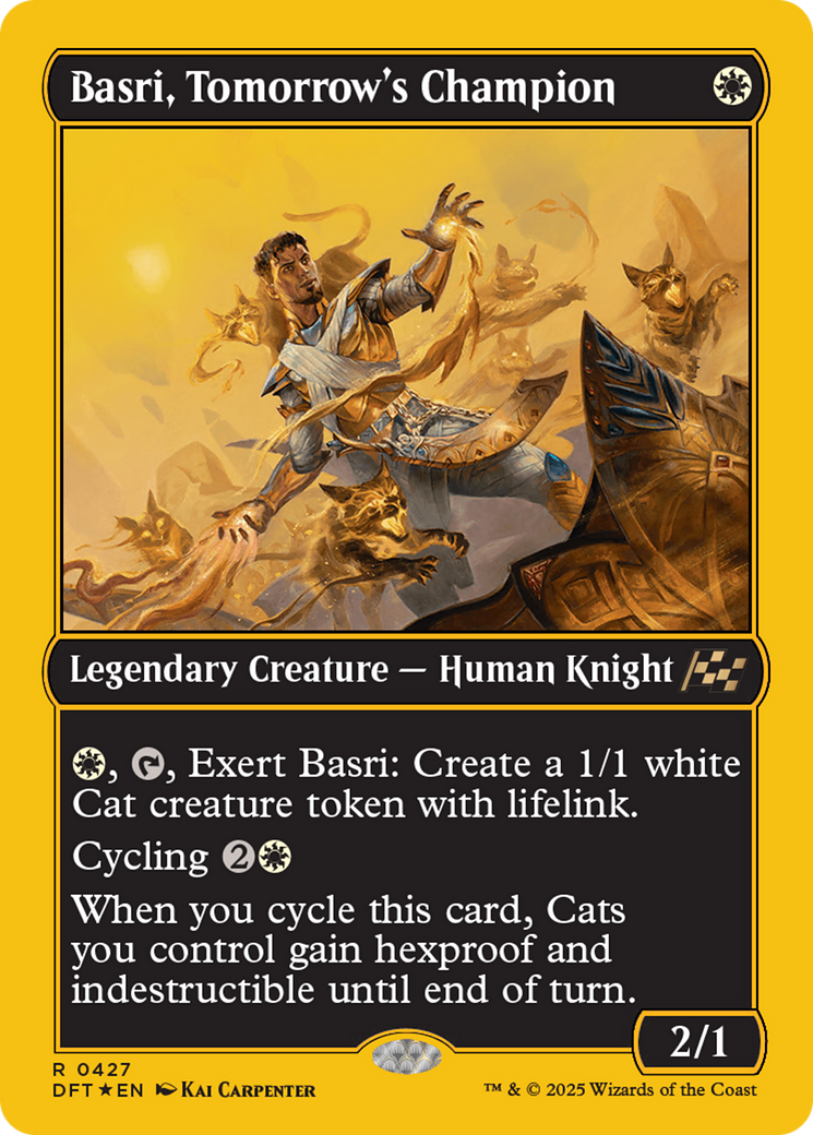 {@R} Basri, Tomorrow's Champion (First-Place Foil) [Aetherdrift][DFT 427]