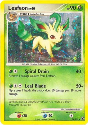 [PKM] Leafeon (24/100) (Theme Deck Exclusive) [Diamond & Pearl: Majestic Dawn]