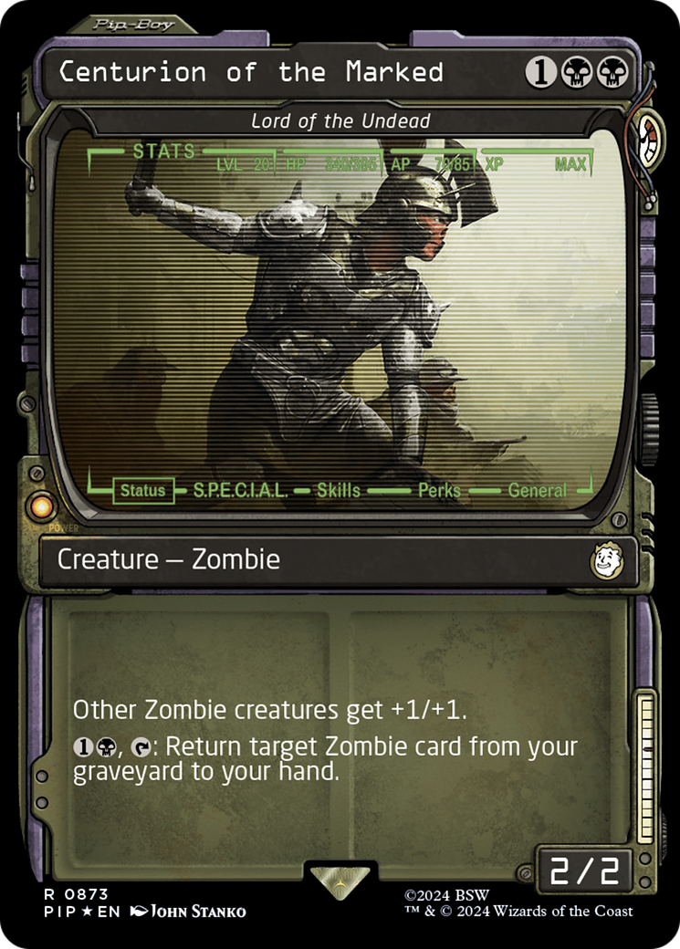 {R} Centurion of the Marked (Showcase) (Surge Foil) [Fallout][PIP 873]