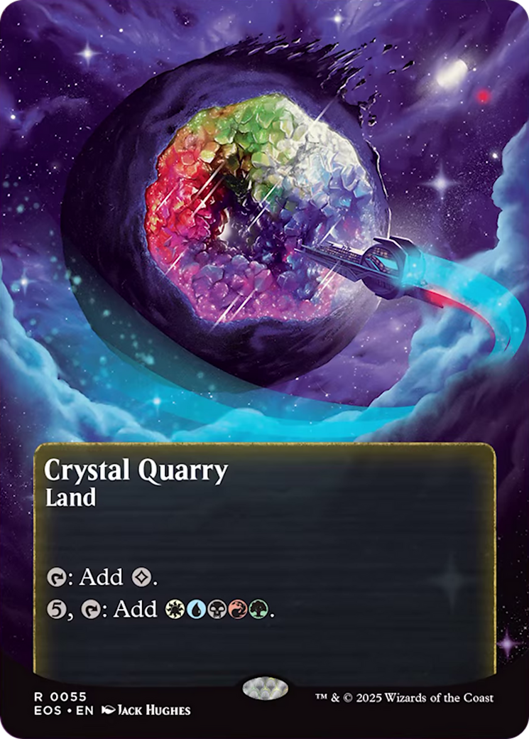 {R} Crystal Quarry (0055) (Poster) [Edge of Eternities: Stellar Sights][EOS 055]