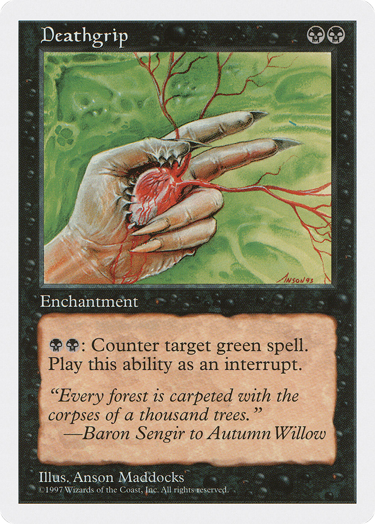 {C} Deathgrip [Fifth Edition][5ED 154]