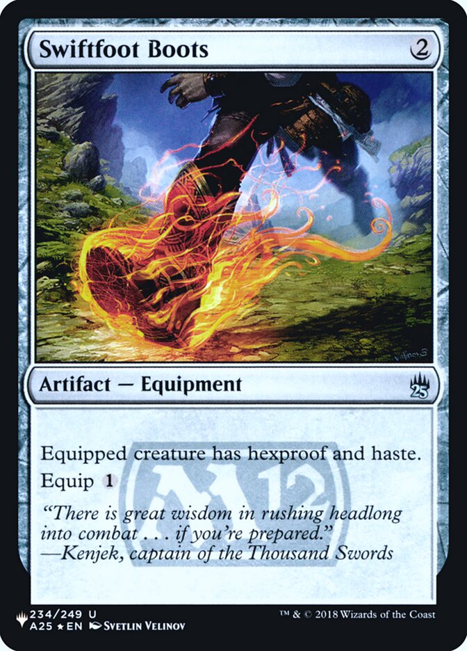 {C} Swiftfoot Boots [Secret Lair: Heads I Win, Tails You Lose][LS A25 234]