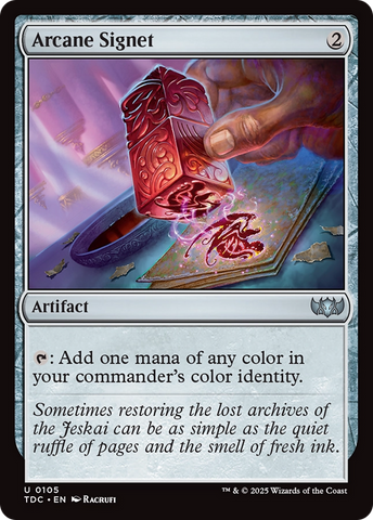 {C} Arcane Signet [Tarkir: Dragonstorm Commander][TDC 105]