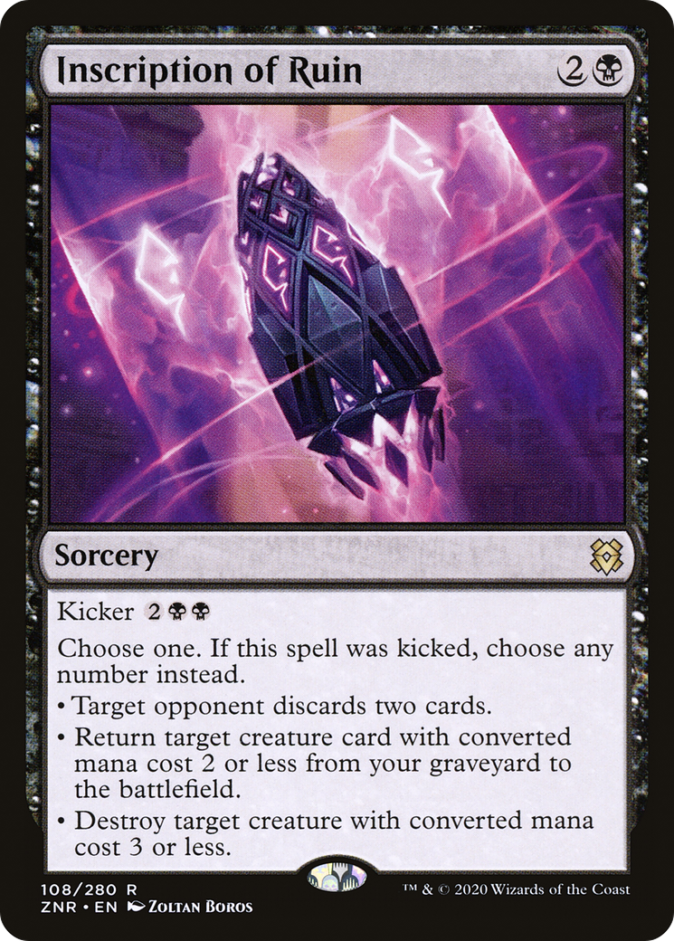 {R} Inscription of Ruin [Zendikar Rising][ZNR 108]