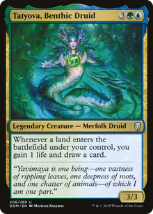 {C} Tatyova, Benthic Druid [Dominaria][DOM 206]