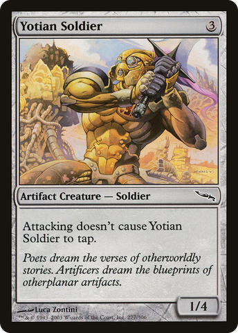 {C} Yotian Soldier [Mirrodin][MRD 277]