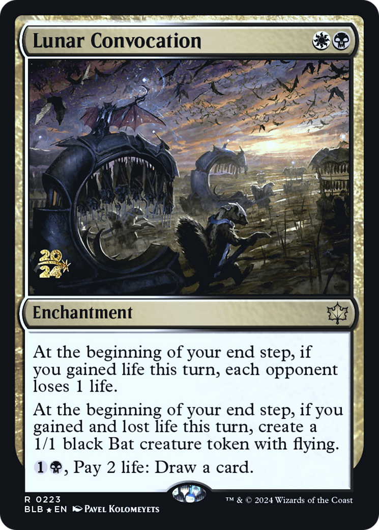 {@R} Lunar Convocation [Bloomburrow Prerelease Promos][PR BLB 223]